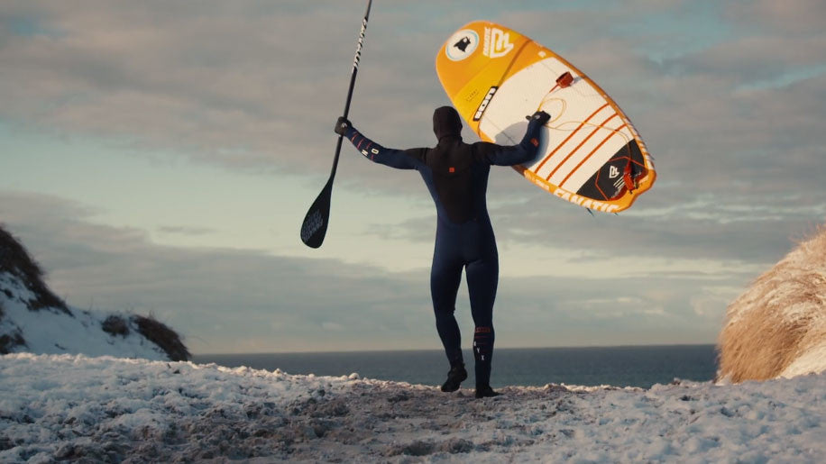 SUP hivernal en Norvège